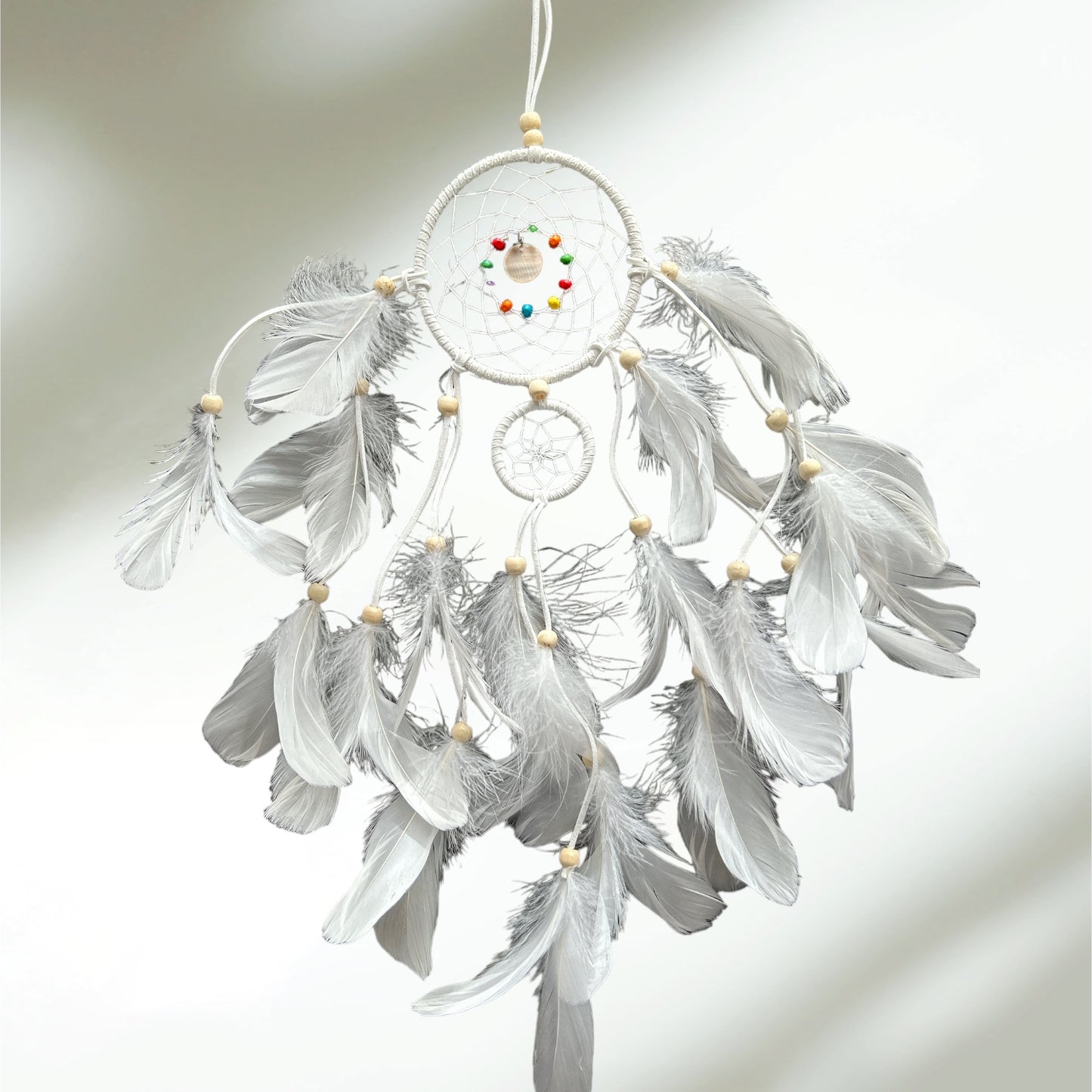 Mother-of-pearl dream catcher