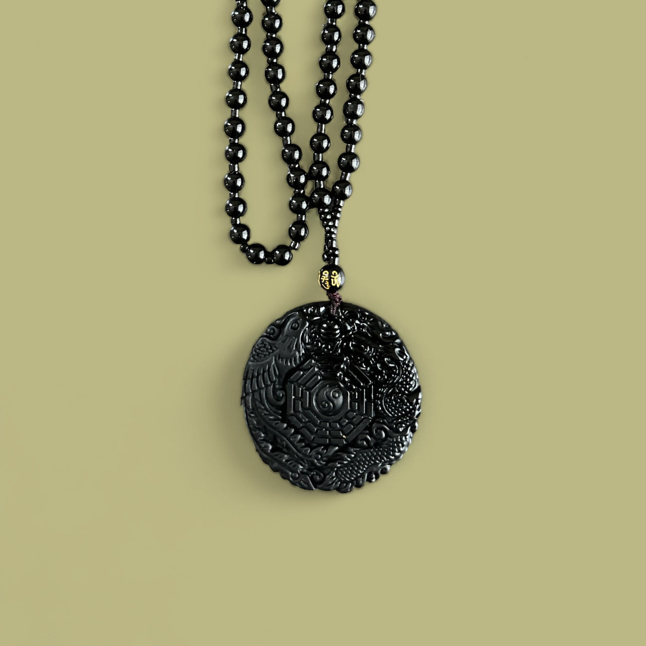 Amulette en obsidienne